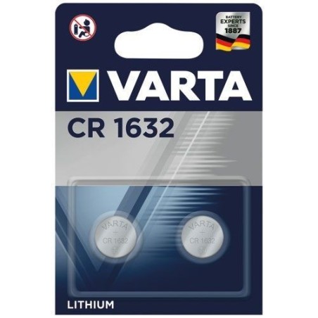 Pile electronique lithium CR1632 3V x2