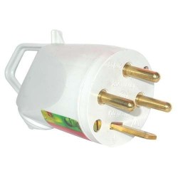 Fiche mâle 3p+t 20a ip44 anneau vrac