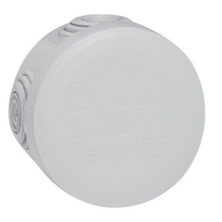 Boîte dérivation diam.60mmx40 Plexo gris 4 embouts vrac