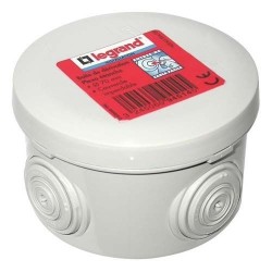 Boîte dérivation diam.70mmx45 Plexo gris 4 embouts vrac
