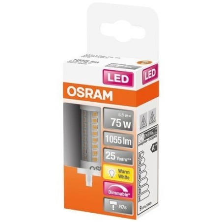 Led crayon 78mm variable 8.55w r7s  1055lm 2700K chd bte 1