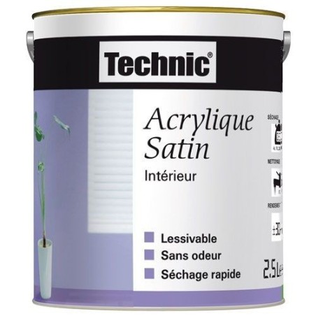 Technic acrylique satin 0.5l écume de mer