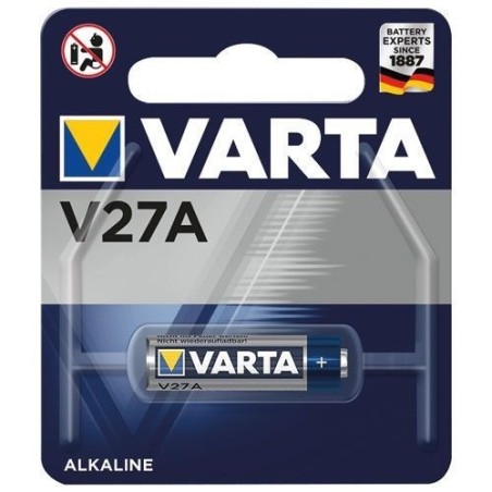 Pile électronique alcaline V27A 12V blister de 1