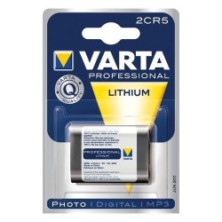 Pile lithium photo 2CR5 6V professionl blister de 1