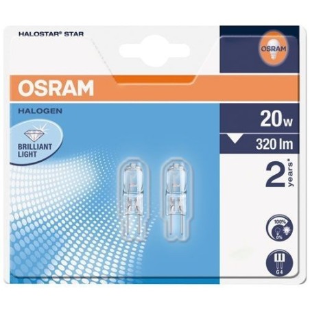 Capsule G4 20W halogène 320lm 12v star bl2