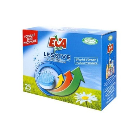 ECP-LLPASTILLE 313 Tablette Lave Linge Sans Phosp