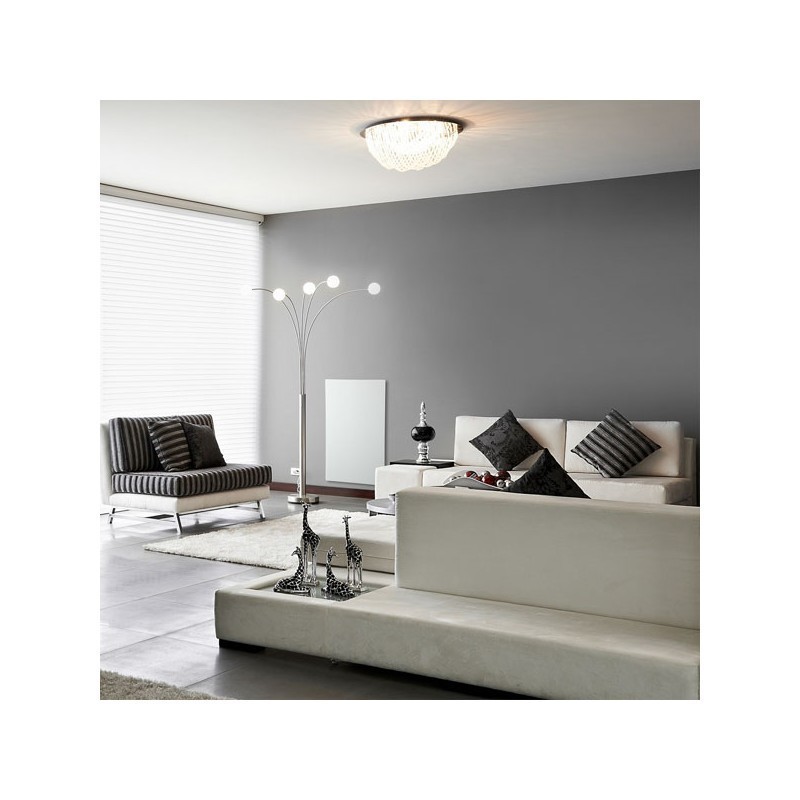 Radiateur Vertical 550W - finition verre trempé dépoli SOFT TOUCH