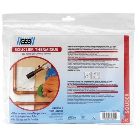 Bouclier thermique 20x27cm souple