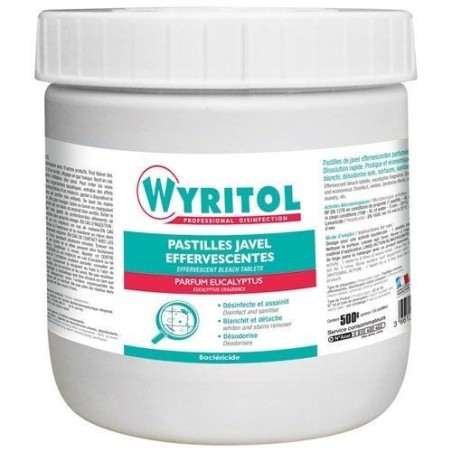 Wyritol pastilles javel effervescente parfum eucalyptus x150