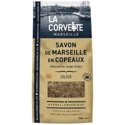 Savon marseille copeaux olive 750g La Corvette