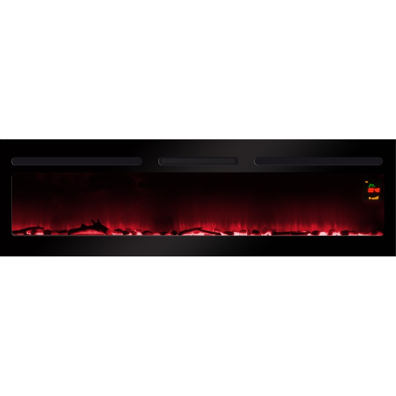 Cheminée décorative encastrable Elysée 3XL 152 cm