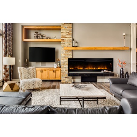Cheminée décorative encastrable Elysée 3XL 152 cm