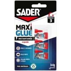 Maxiglue instantanée liquide 3x1g