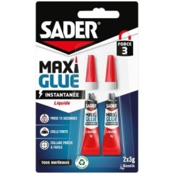 Maxiglue instantanée liquide 2x3g