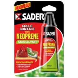 Colle contact type néoprène sans solvant 30 ml
