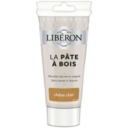 Pate à bois tube 150g chêne clair