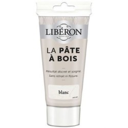 Pate à bois tube 50g blanc