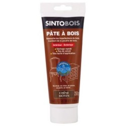 Pâte à bois Sintobois à l'eau pâte 250g chêne moyen