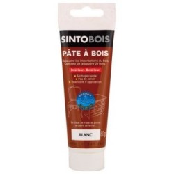 Pâte à bois Sintobois à l'eau pâte 80g blanc