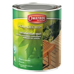 Durieu aquadecks saturateur bois à l'eau int./ext. miel 1l