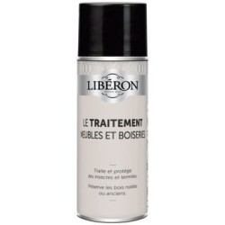 Insecticide traitement bois bombe 400ml Liberon