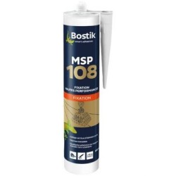 Mastic fixation MSP108 cartouche 290ml blanc pro