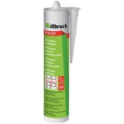 Mastic silicone bâtiment FA107 blanc 300ml