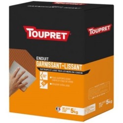 Enduit garnissant lissant int. ext. poudre 5kg blanc