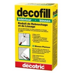 Enduit poudre rebouchage et lissage Decofill intérieur 1kg
