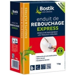 Enduit rebouchage express en poudre 1kg