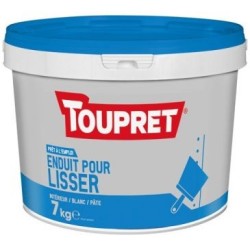 Enduit lissage extra fin finitions pâte 7kg blanc