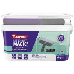 Kit enduit magic pièces humides pate intérieur/extérieur