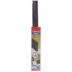 Bas de porte adhésif pvc+brosse 98cm marron