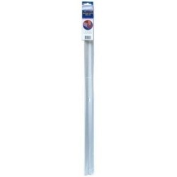Bas de porte à clips 83cm anodisé argent