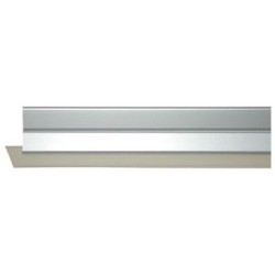 Bas de porte à clips 93cm anodisé argent