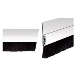Bas de porte pour porte garage argent 3x85cm
