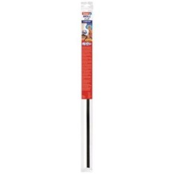 Bas de porte alu adhésif 1mx43mmx15mm blanc