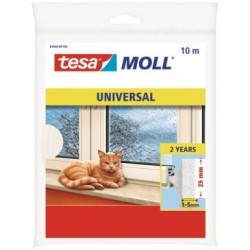 Calfeutrer mousse porte et fenetre 10mx25mmx6mm blanc