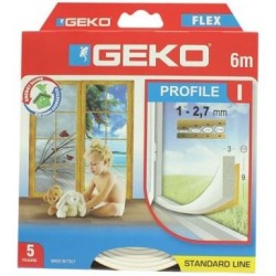 Joint adhésif mousse pvc 9mmx3mmx6m blanc