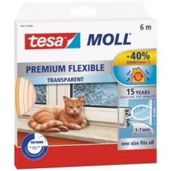 Joint silicone portes fenêtres 6mx9mmx7mm transparent