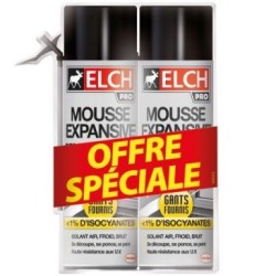 Mousse Elch expansive 500ml lot de 2