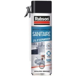 Mousse expansive sanitaire 21l rubson 500ml