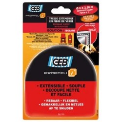 Tresse fibre verre extensible Ø8mmx2.50m