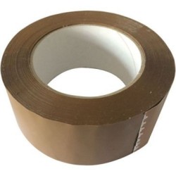 Adhésif emballage silencieux 50mmx132m havane