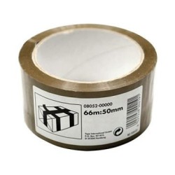 Basic adhésif emballage PP brun 66mx50mm