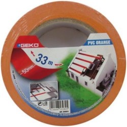 Adhésif PVC orange 50mmx33m