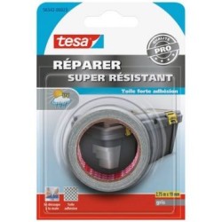 Réparation toilé super résistant gris 2.75mx19mm