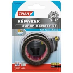 Réparation toilé super résistant noir 2.75mx38mm