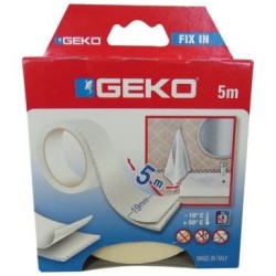 Adhésif double face mousse blanc 19mmx5m