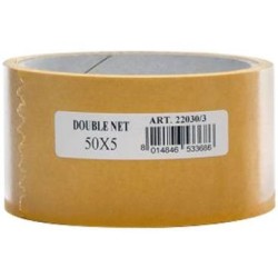 Adhesif double face toile 50mm x 5m